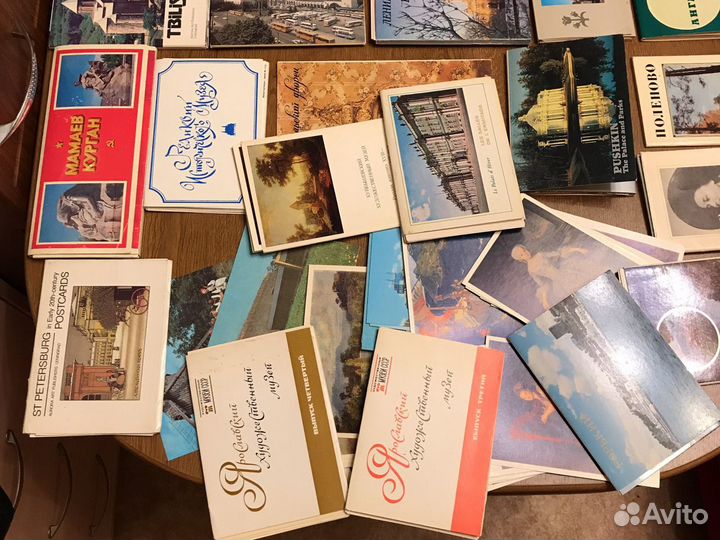 Комплекты открыток городов СССР, музеев