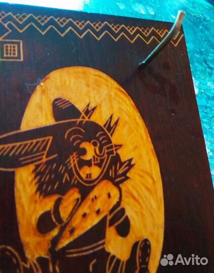 Деревянная ключница, СССР. Настенная