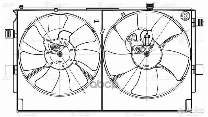 Э/вентилятор охл. для а/м Mitsubishi Lancer X