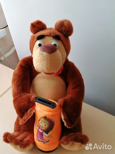 Мягкая игрушка - копилка Медведь