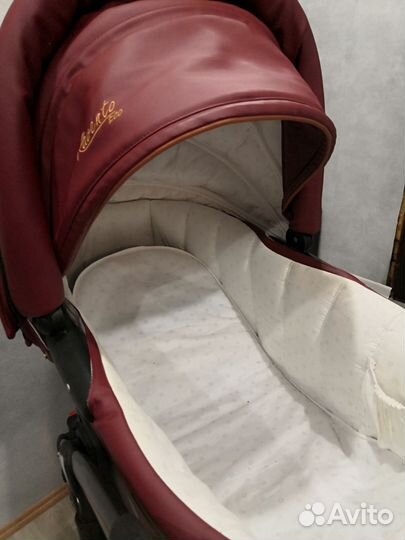 Коляска 3в1 Sevillababy Ravento Eco Бордовая экоко