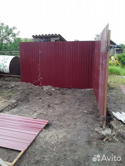 Строительство домав забор крыши