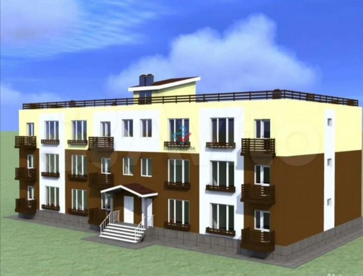 2-к. квартира, 65 м², 2/3 эт.