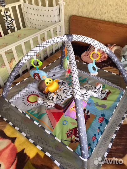 Развивающий коврик с манжетами