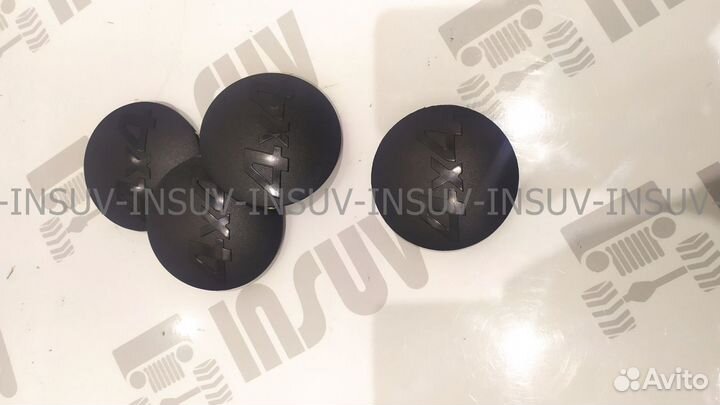 Колпаки ступиц Урбан (черный, пласт.) 4х4 4шт