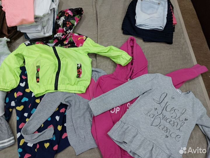 Детские вещи пакетом для девочек 128-140