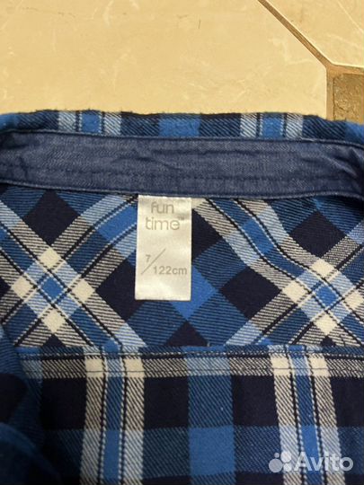 Фланелевая рубашка для мальчика