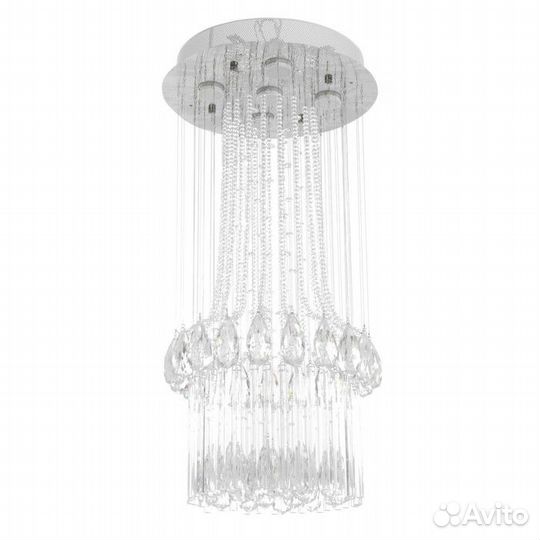 Светильник каскад 'Брианна' 5xLED хром 40х40х83см