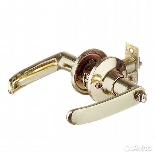 Ручка-защелка (680208) с ключом и фиксатором (золо