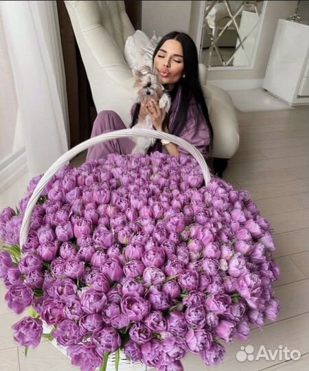 Тюльпаны к 8 марта Розы 101 51 с доставкой