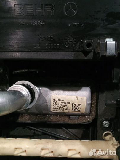 Отопитель салона Mercedes C-class W204 W212