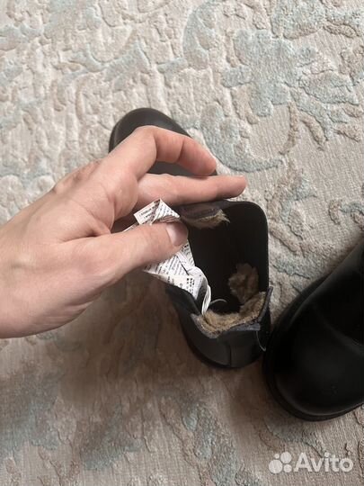 Ботинки для верховой езды утепленные 35 р-р