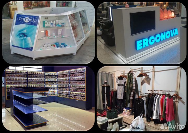 Визуал, изготовление и монтаж торгового оборуд-ния