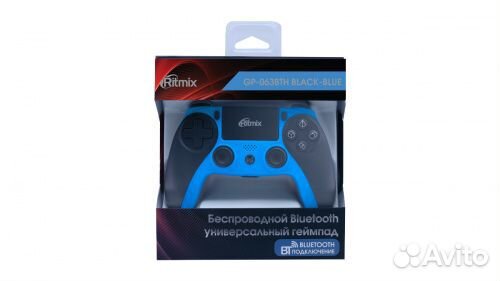 Геймпад Ritmix GP-063BTH на PC,PS3,PS4,Android