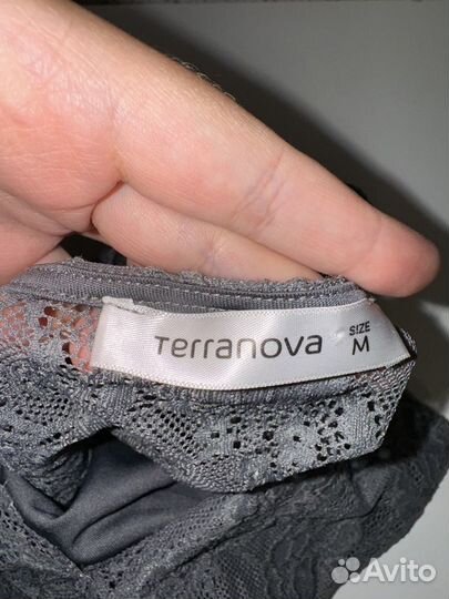 Топ женский серый Terranova 46 (M)