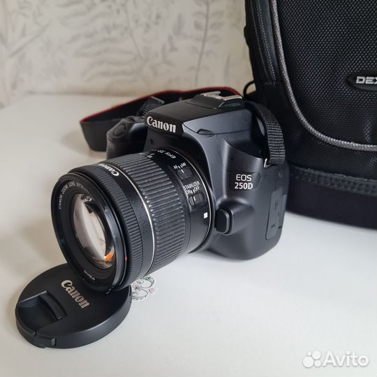 Зеркальный фотоаппарат Canon 250D Новый Комплект