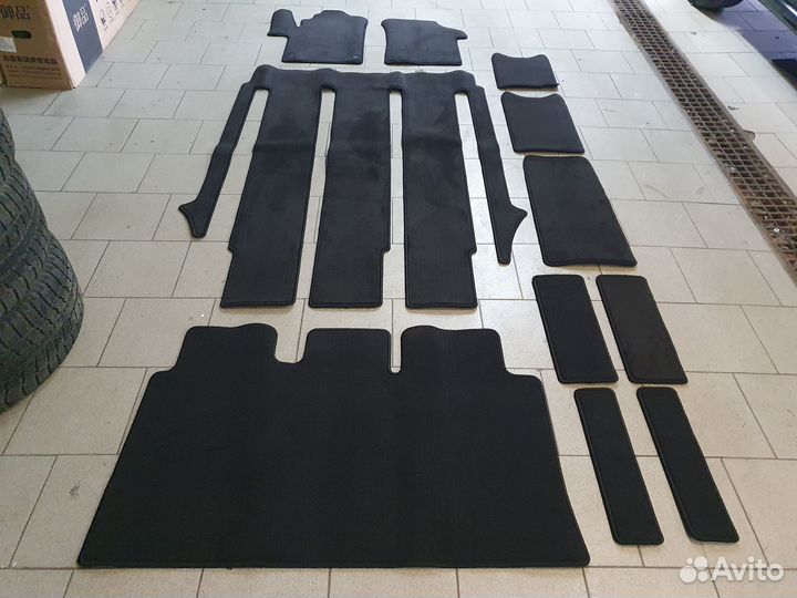 Коврики в салон + багажник Mercedes V-class W447