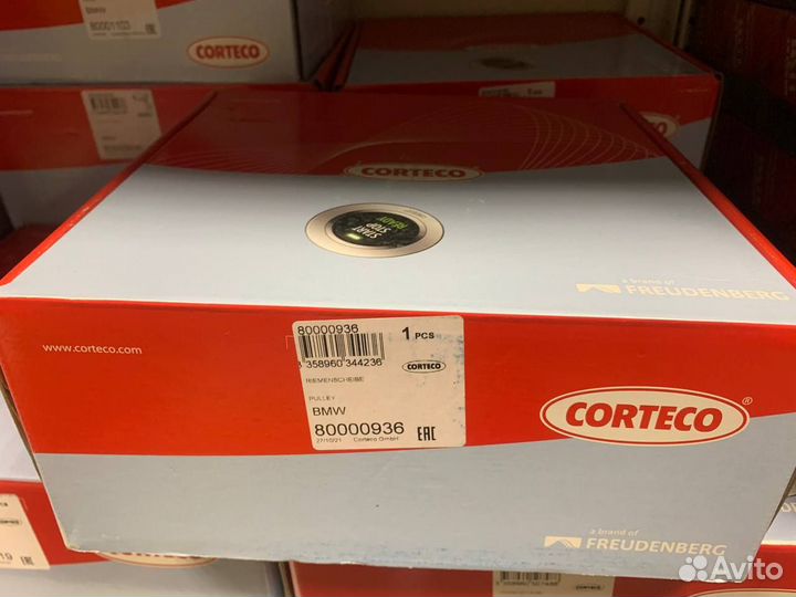 Шкив коленвала Corteco 80000936 / Bmw N47