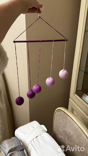 Стойка монтессори + полный набор мобилей