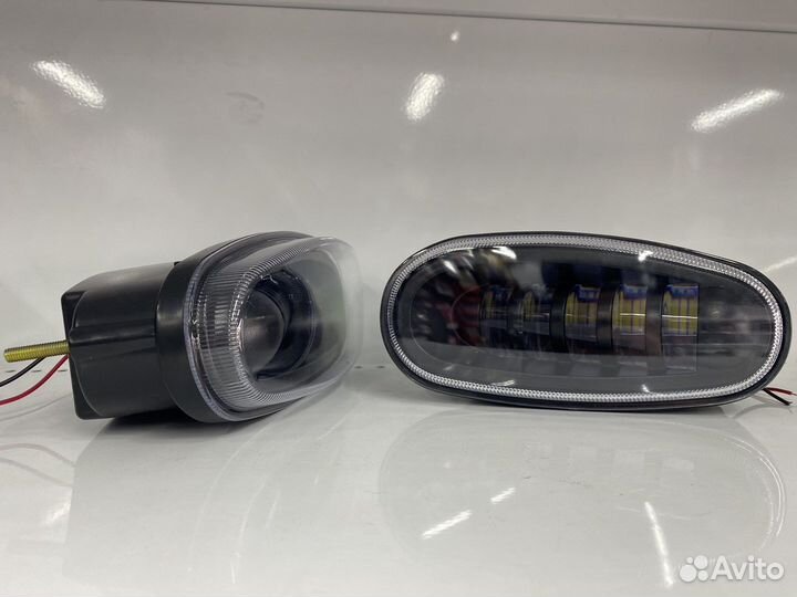 Диодные туманки шевроле ланос 50W