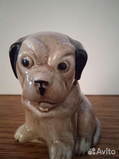 Фарфоровая статуэтка Щенок Кировский фз 1930-40- е