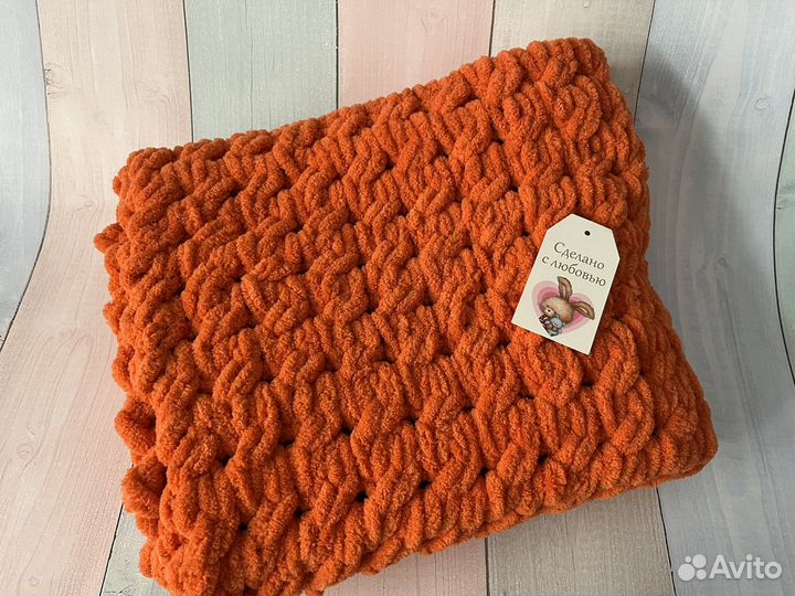 Плед детский плюшевый