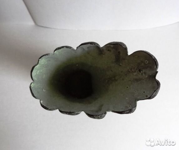 Ваза Павлин бронзовая. Высота 25,5 см