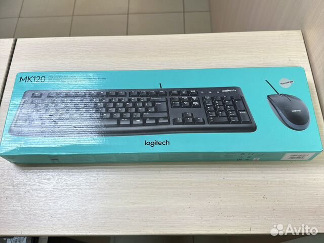 Клавиатура с мышкой logitech mk120
