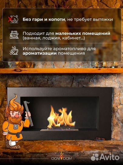 Биокамин настенный