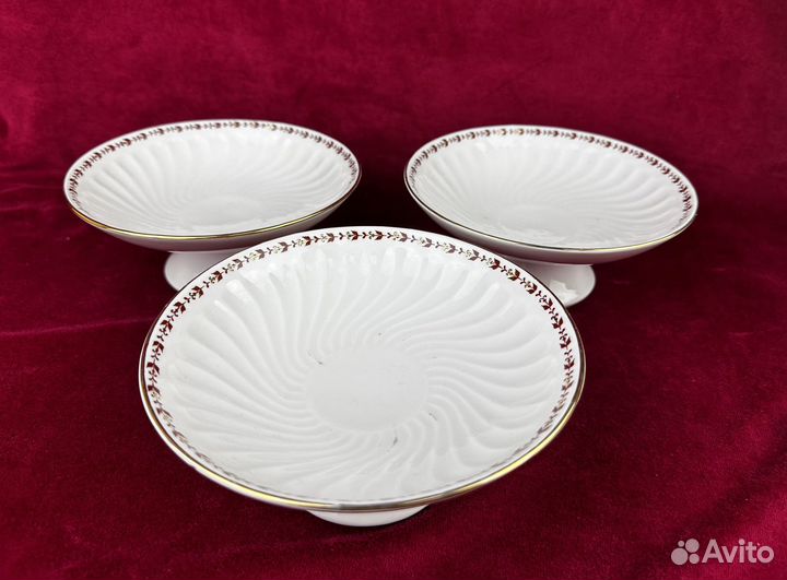 Ваза для фруктов на ножке СССР