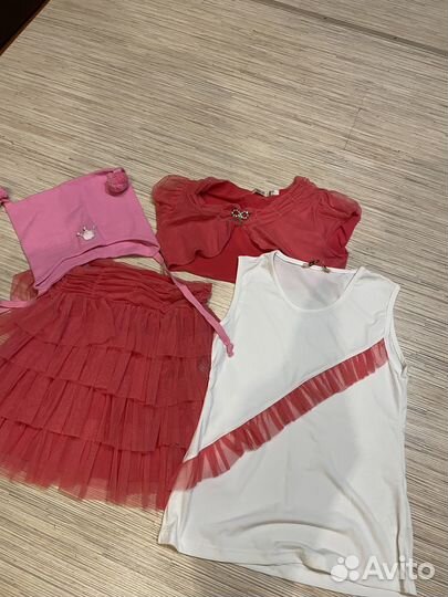 Вещи пакетом на девочку от 122 до 158