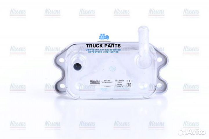 Nissens 90580 радиатор масляный