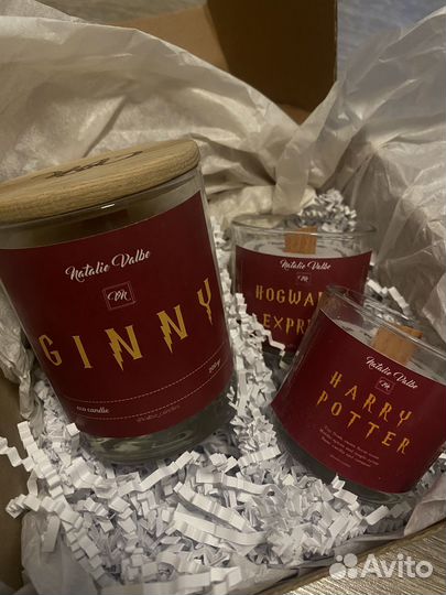 Эко свечи ручной работы по мотивам Гарри Поттера