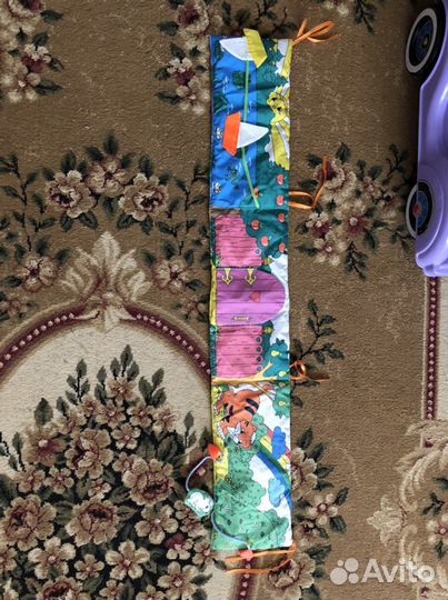 Мягкая развивающая книжка