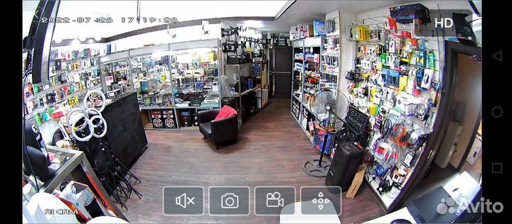 Камера видеонаблюдения wifi уличная поворотная