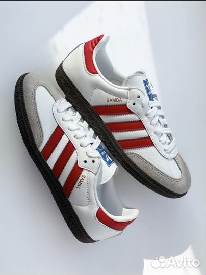 Adidas Samba OG White Better Scarlet