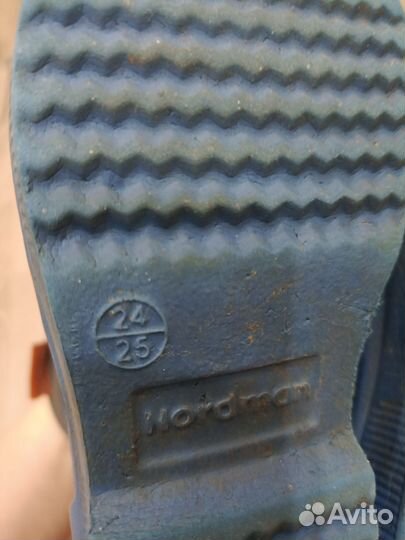 Детские резиновые сапоги 25 размер