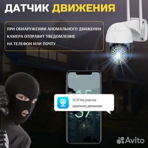 Камера видеонаблюдения 4G с симкартой