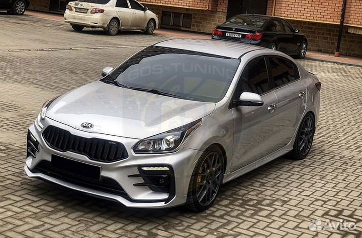 Черные стекла на kia rio