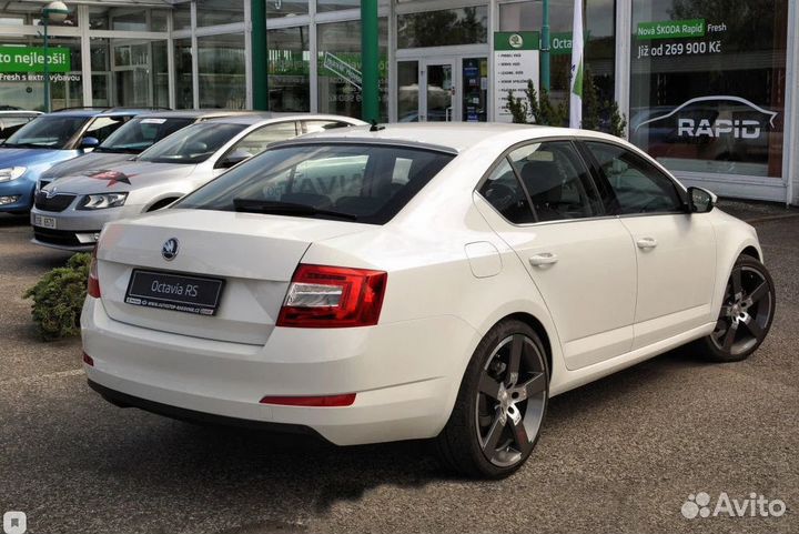 Спойлер (дефлектор) заднего стекла для Octavia A7