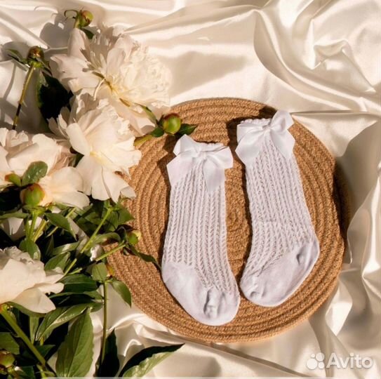 Гольфы ажурные, длина стопы 9-13