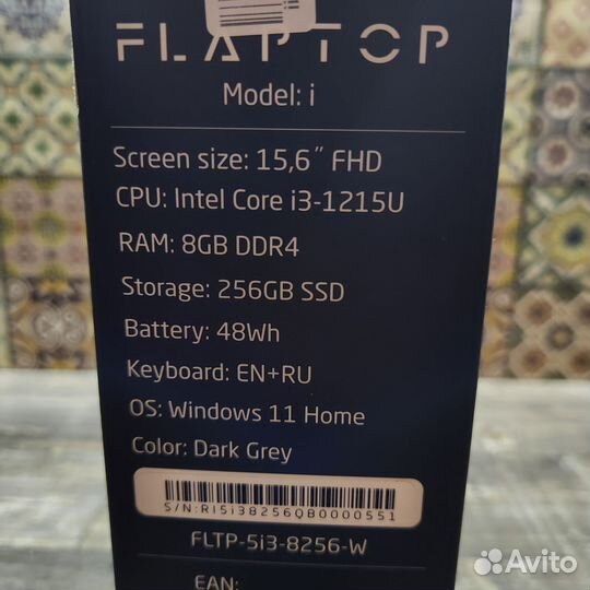 Новый F+ flaptop 15.6