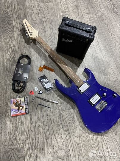 Электрогитара Ibanez стиль комплект с комбиком