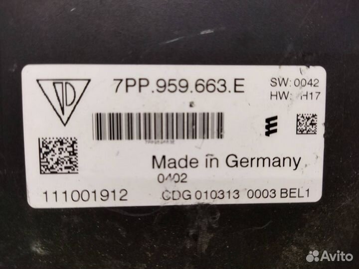 Стабилизатор напряжения Volkswagen Touareg NF 7P5