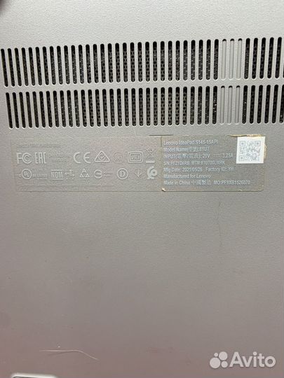 Ноутбук lenovo s145-15api