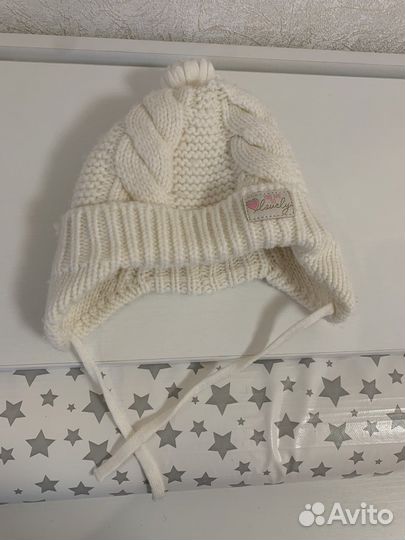 Шапка зимняя для девочки 42-44