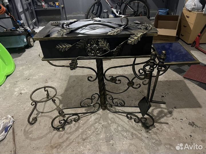 Мангальная зона из металла