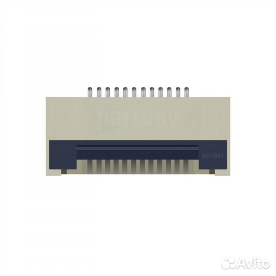 Коннектор для FFC FPC шлейфа 12-pin шаг 0.5mm ZIF
