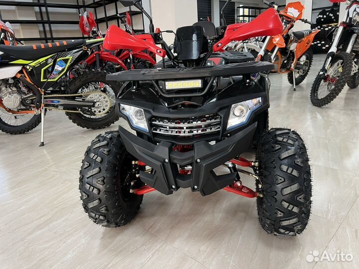 Квадроцикл детский FXmoto Hummer 125 красно-черный