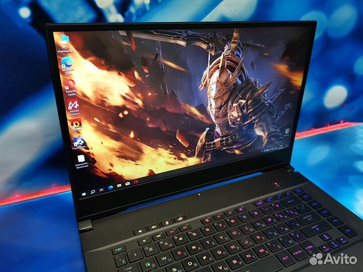 240 Гц Игровой ROG на i7 9750H/RTX 2070/16gb/SSD